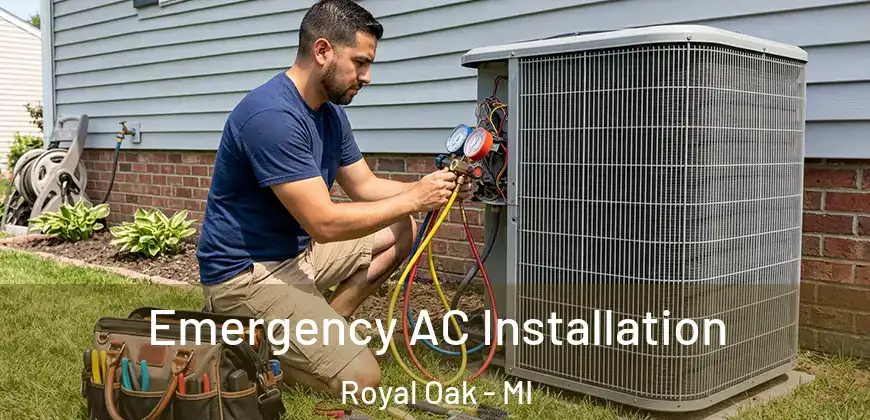  Emergency AC Installation Royal Oak - MI